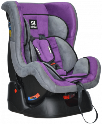 Автокресло детское  GE-B велюр (серо-пурпурное 
( purple +dark grey)) - Цвет серо-пурпурный - Картинка #2